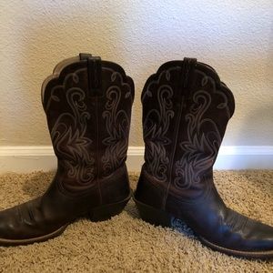 Ariat square toe boots